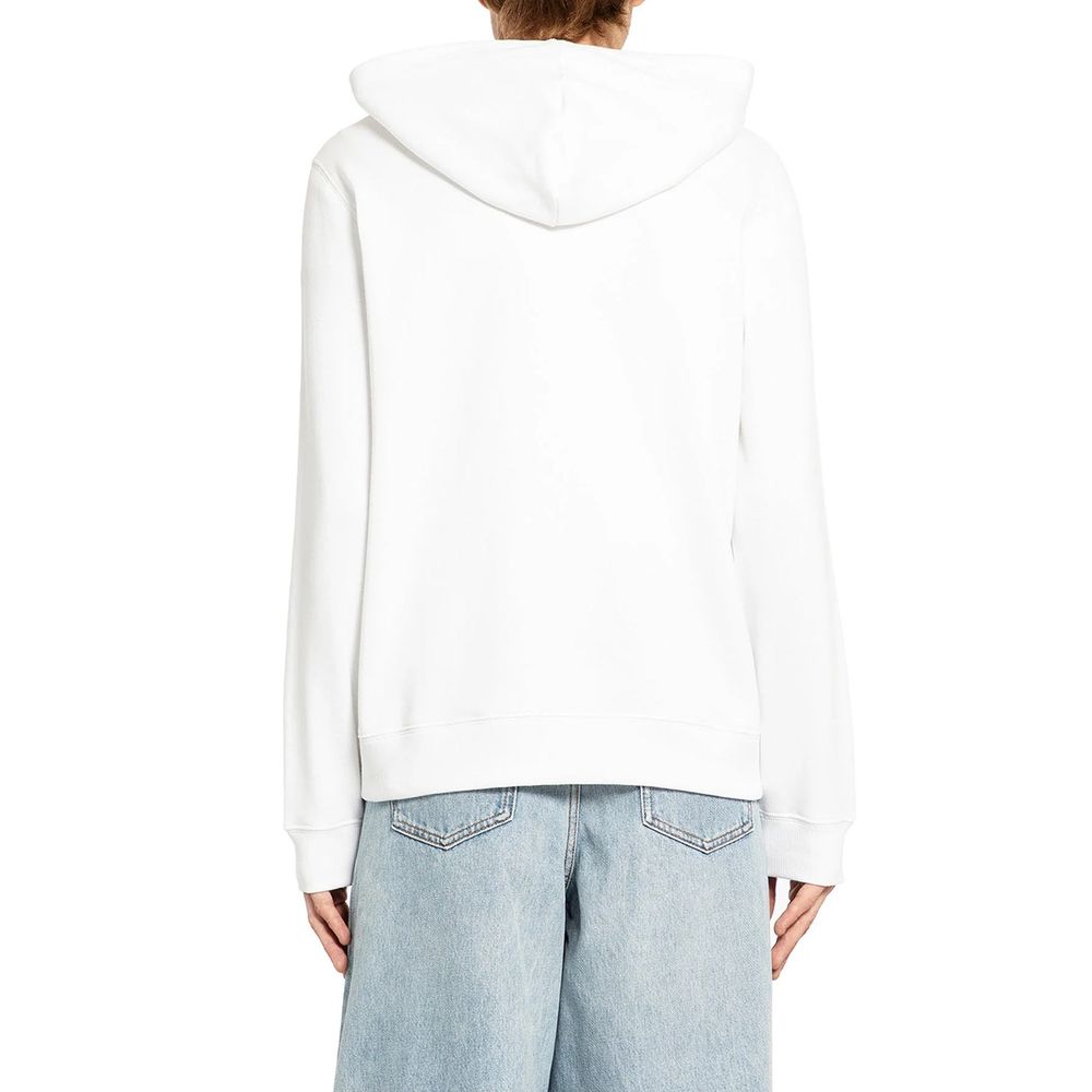 White Cotton Sweatshirt