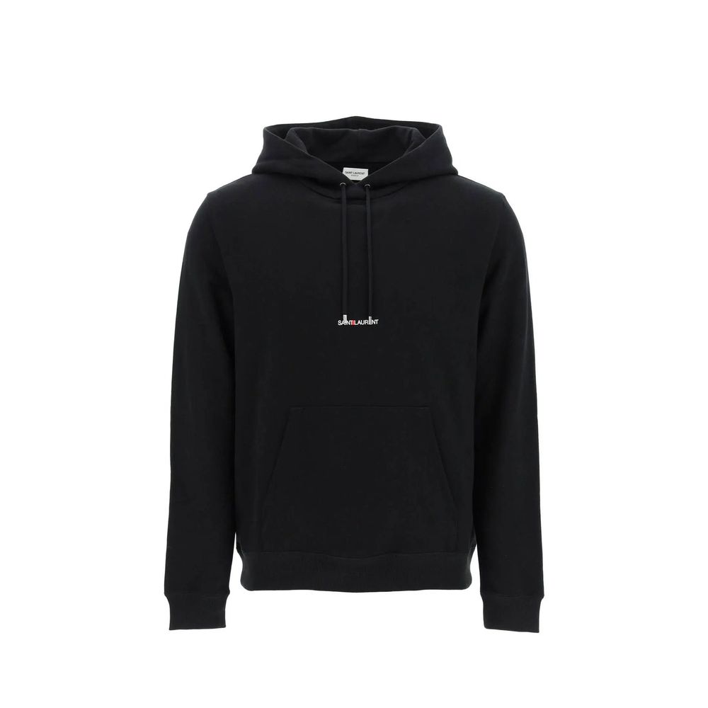 Black Cotton Sweatshirt