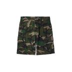Bicolor Cotton Cargo Shorts