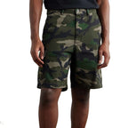 Bicolor Cotton Cargo Shorts
