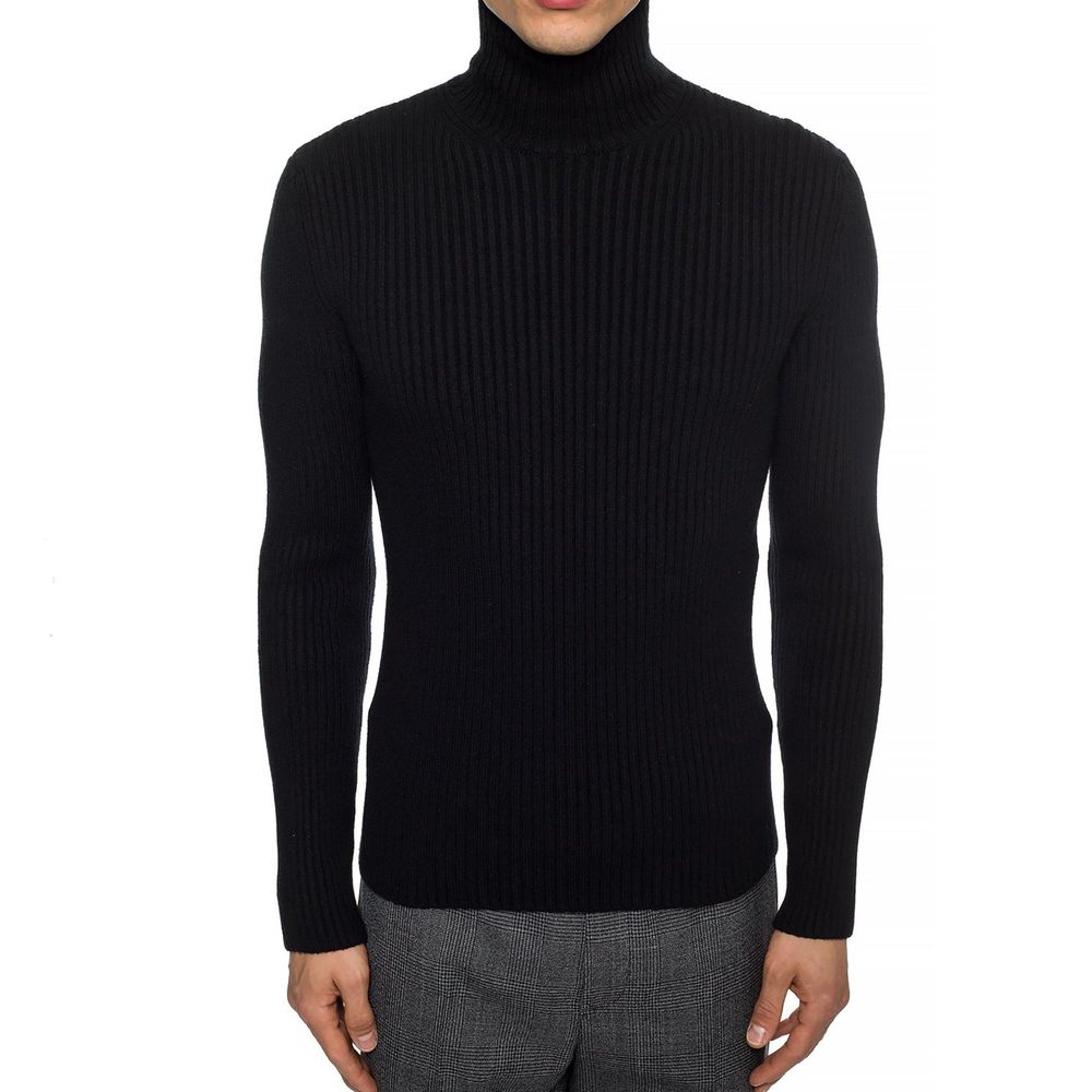Black Cashmere Turtleneck