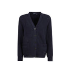 Blue Cotton Cardigan