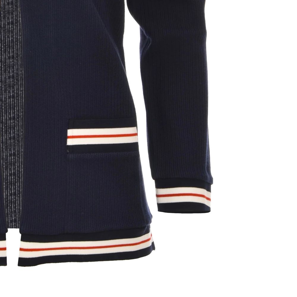 Blue Cotton Cardigan