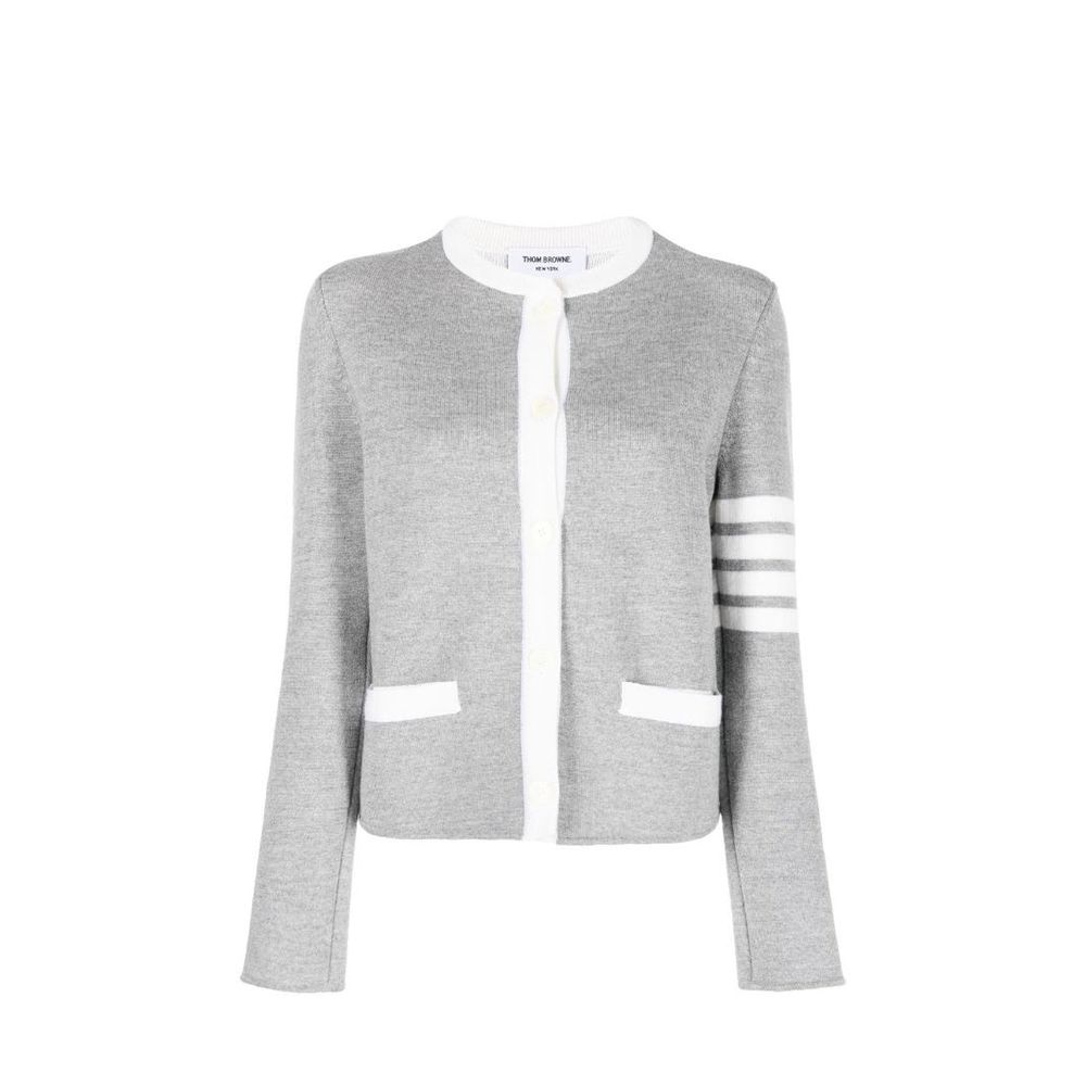 Gray Wool Cardigan