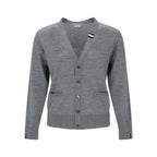 Gray Virgin Wool Cardigan