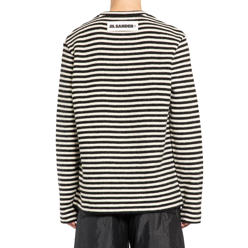 White Wool Long Sleeve T-Shirt