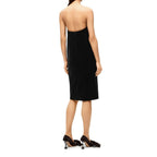 Black Cotton Cocktail Dress