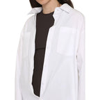 White Cotton Casual Dress