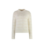 White Elastane Sweatshirt