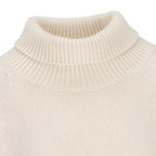 White Cashmere Turtleneck