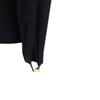 Black Polyamide Sweatshirt