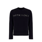 Black Cotton Sweatshirt