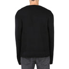 Black Cotton Sweatshirt
