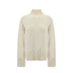 White Silk Sweatshirt