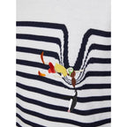 White Elastane Sweatshirt