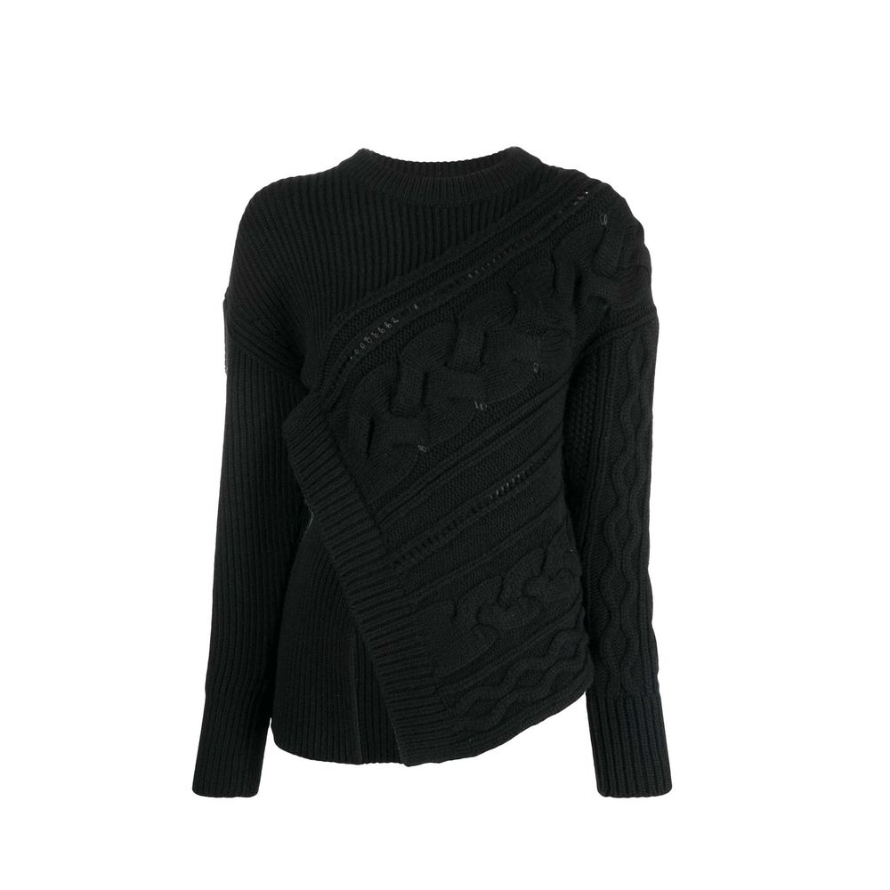 Black Wool Sweatshirt