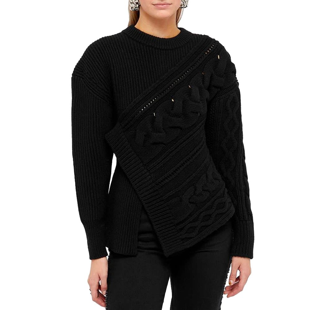 Black Wool Sweatshirt