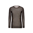 Brown Silk Sweatshirt
