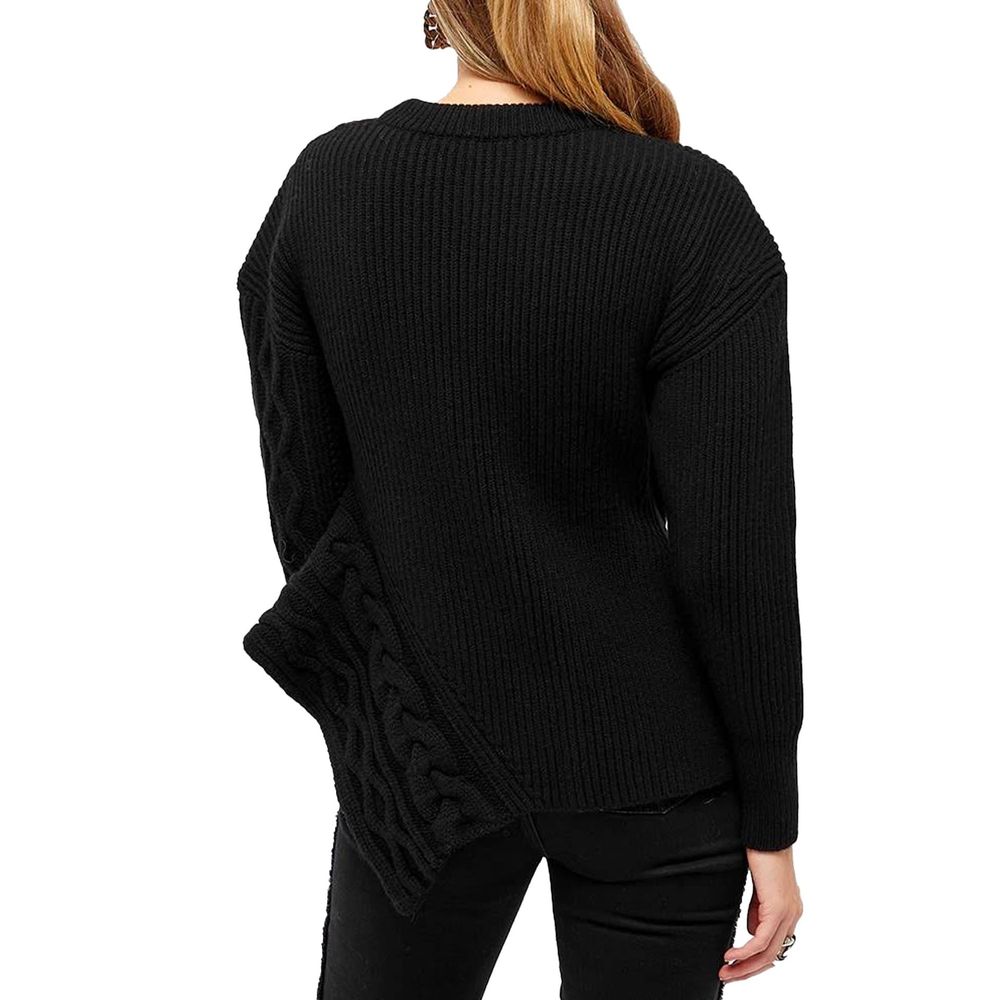 Black Wool Sweatshirt