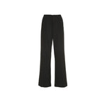 Black Viscose Casual Pants