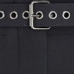 Black Wool Casual Pants