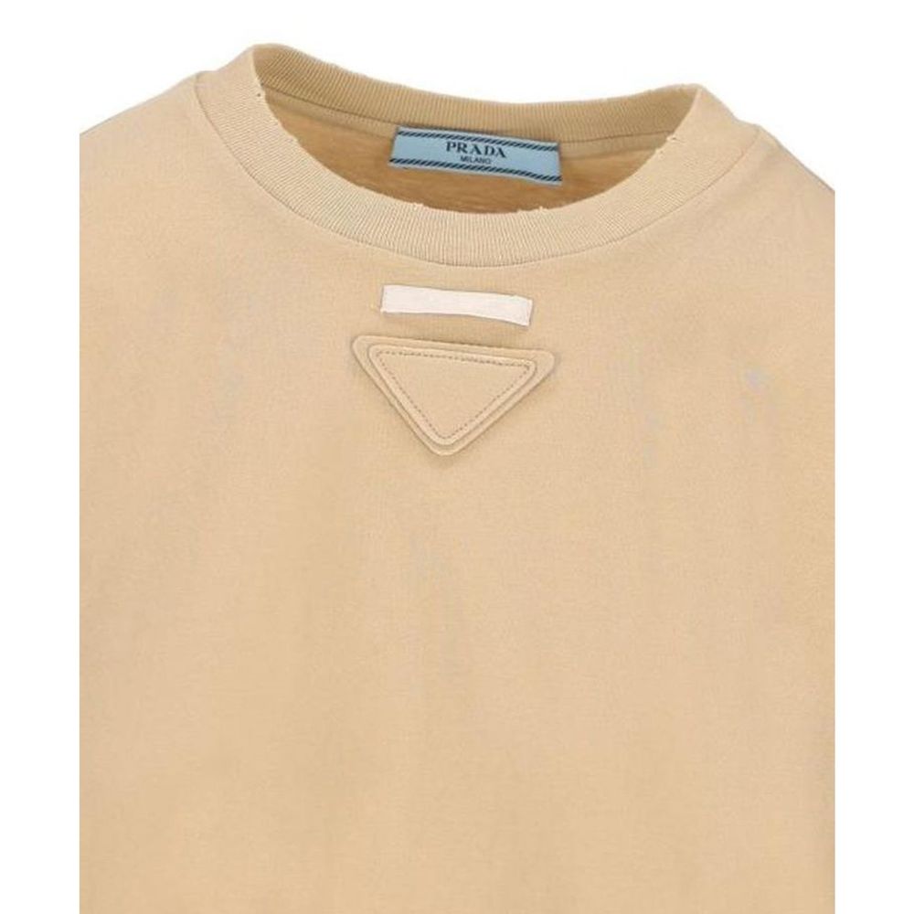 Beige Cotton Sportswear