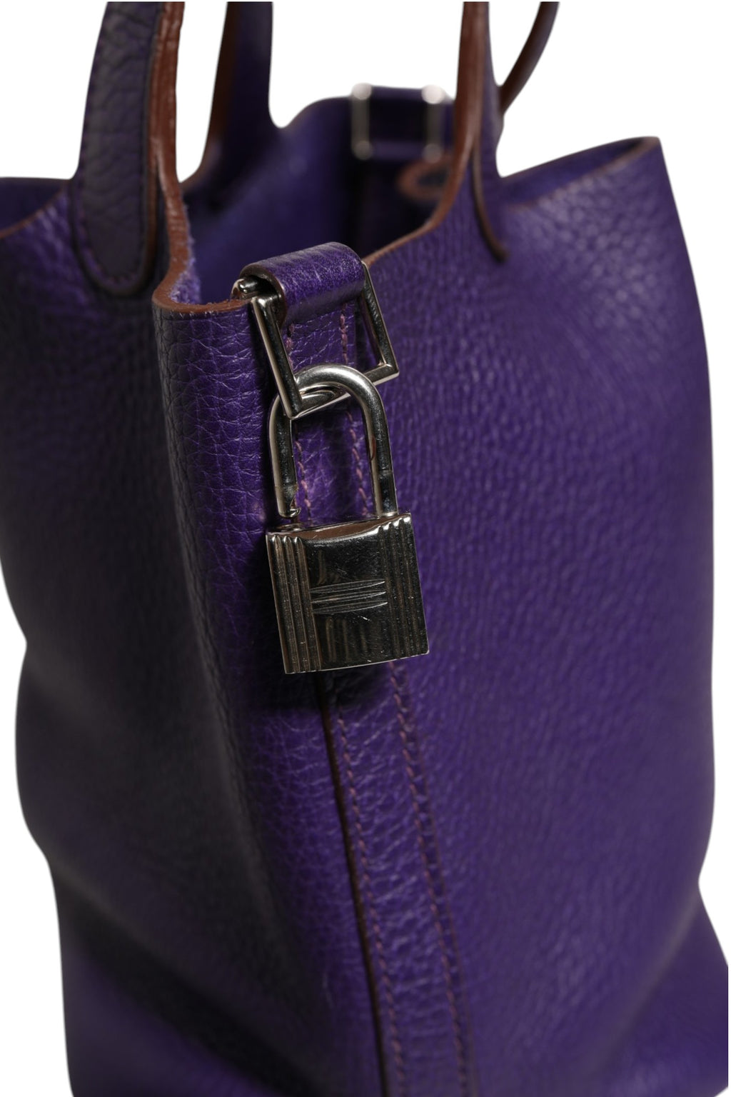 Picotin Lock PM Clemence Leather Bag