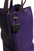 Picotin Lock PM Clemence Leather Bag