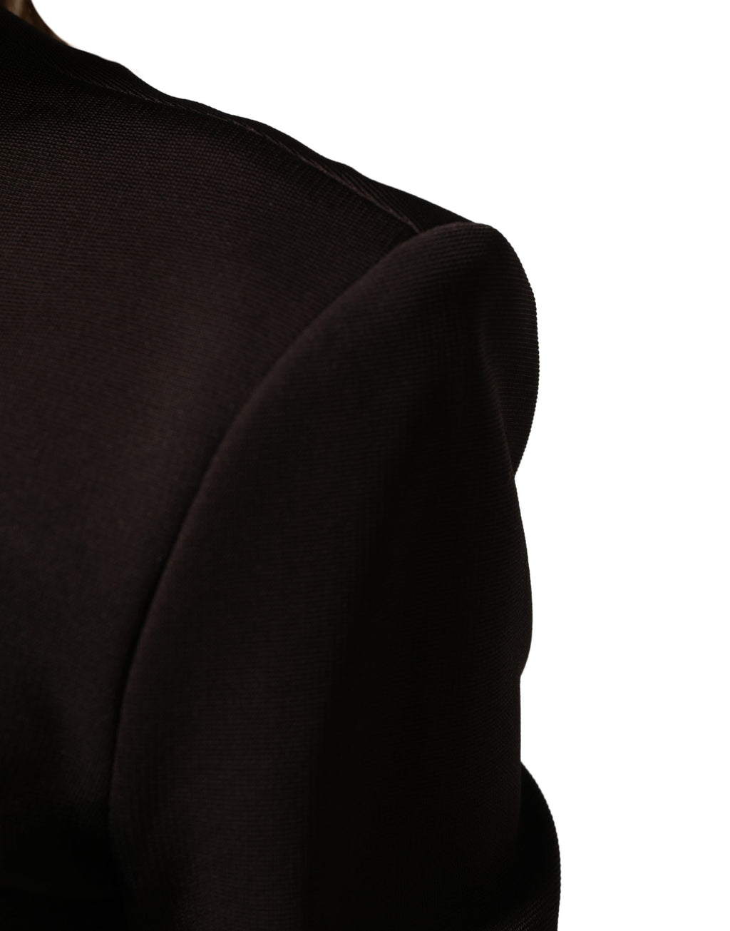 Brown Turtleneck Jersey Long Maxi Dress