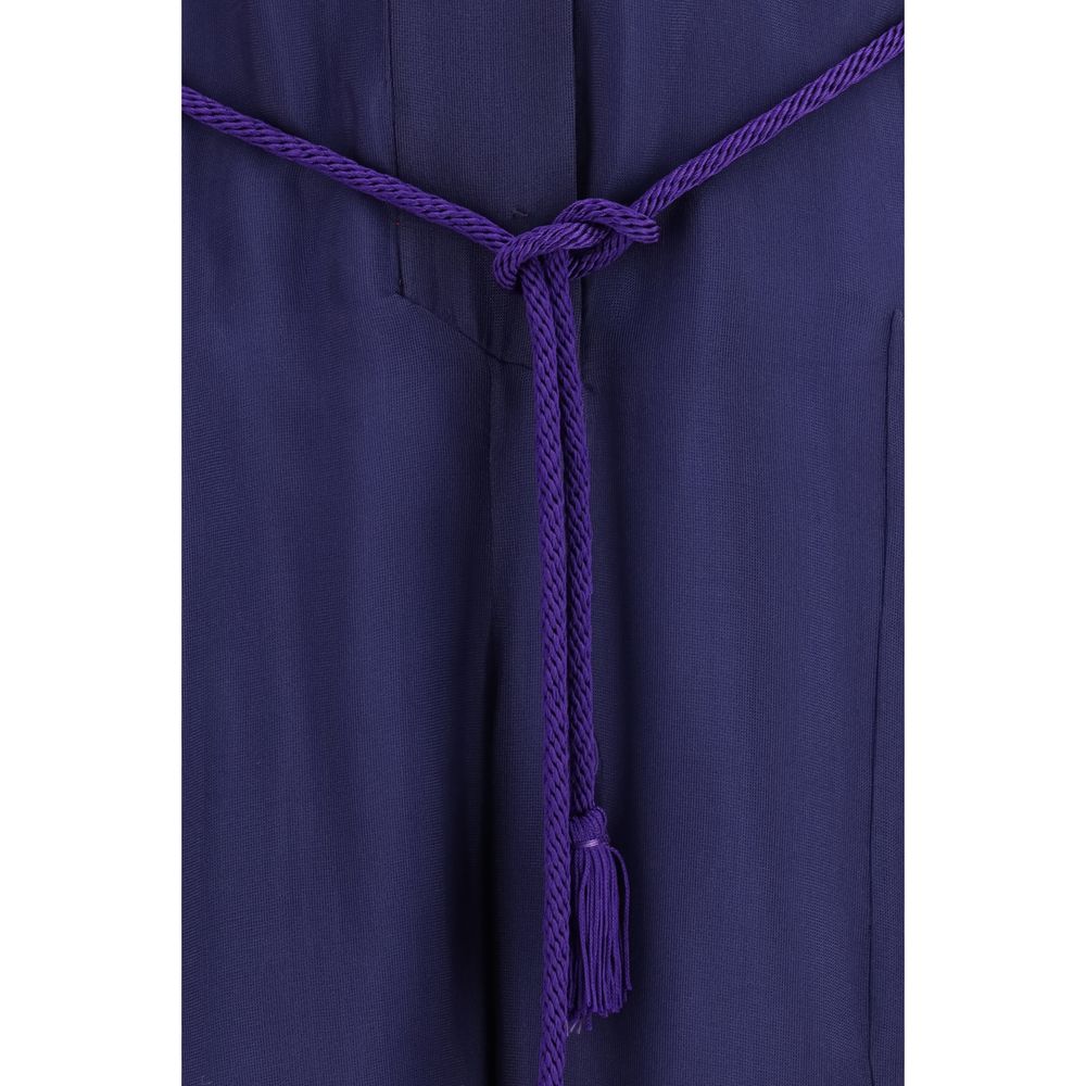 Blue Viscose Jumpsuit