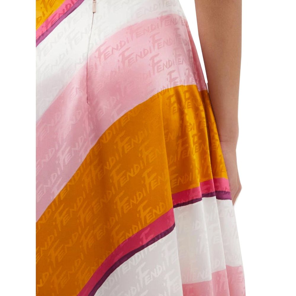 Multicolor Silk Pants