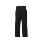 Black Wool Casual Pants