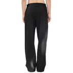 Black Wool Casual Pants