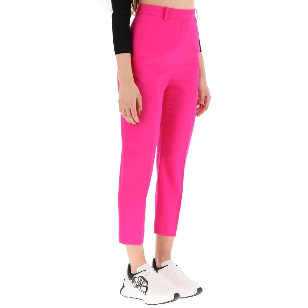 Multicolor Wool Cropped Pants