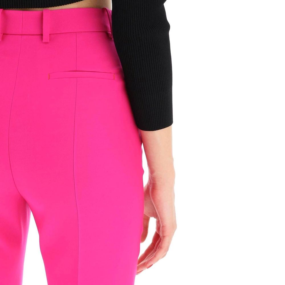 Multicolor Wool Cropped Pants