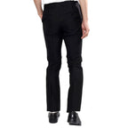 Black Wool Flared Pants
