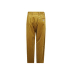 Bicolor Cotton Casual Pants