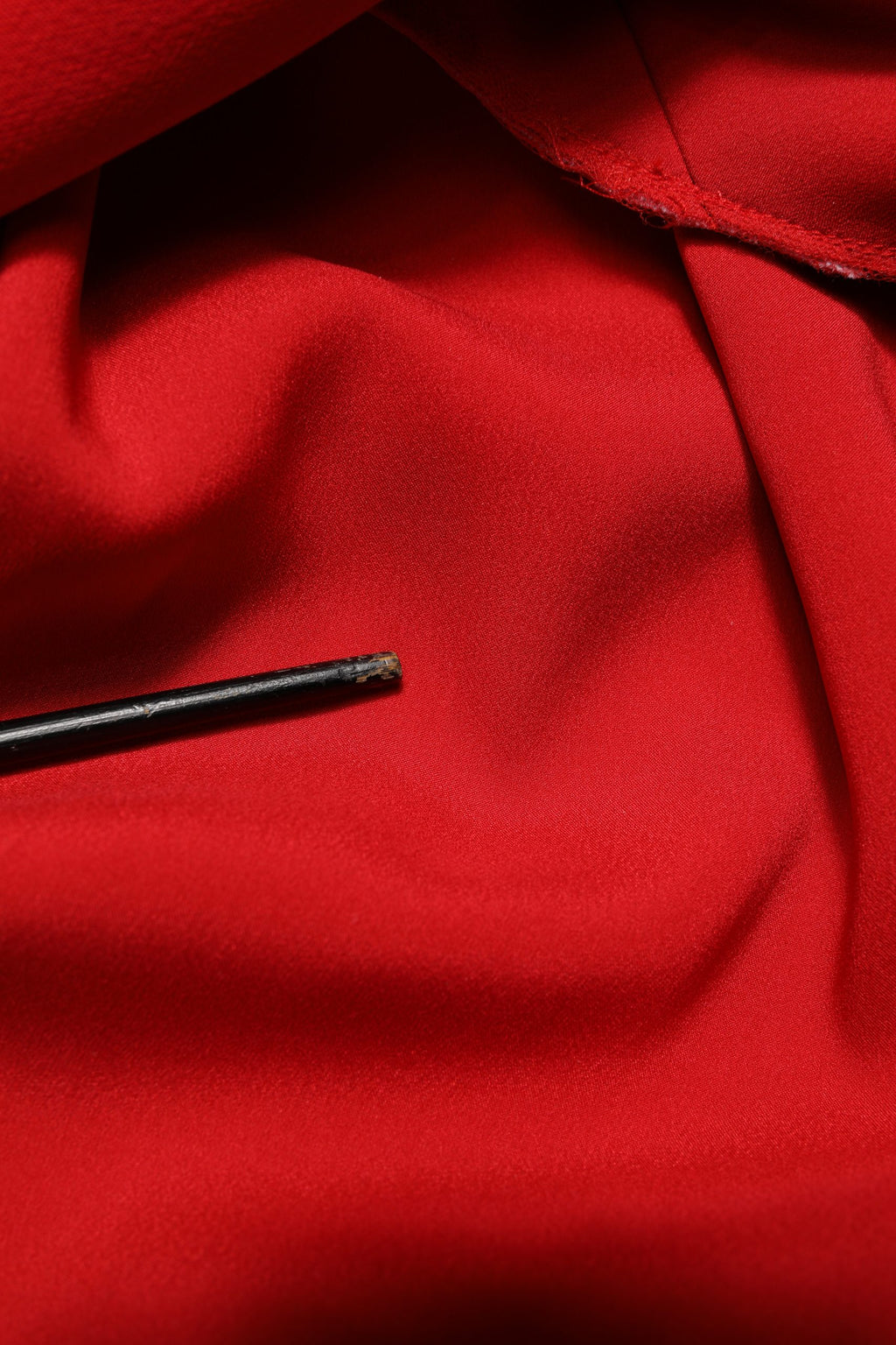 Red Corset Lace Bodice Draped Long Gown Dress