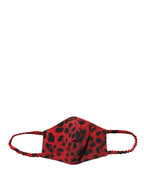 Red Leopard Print Sheath Long Sleeve Dress