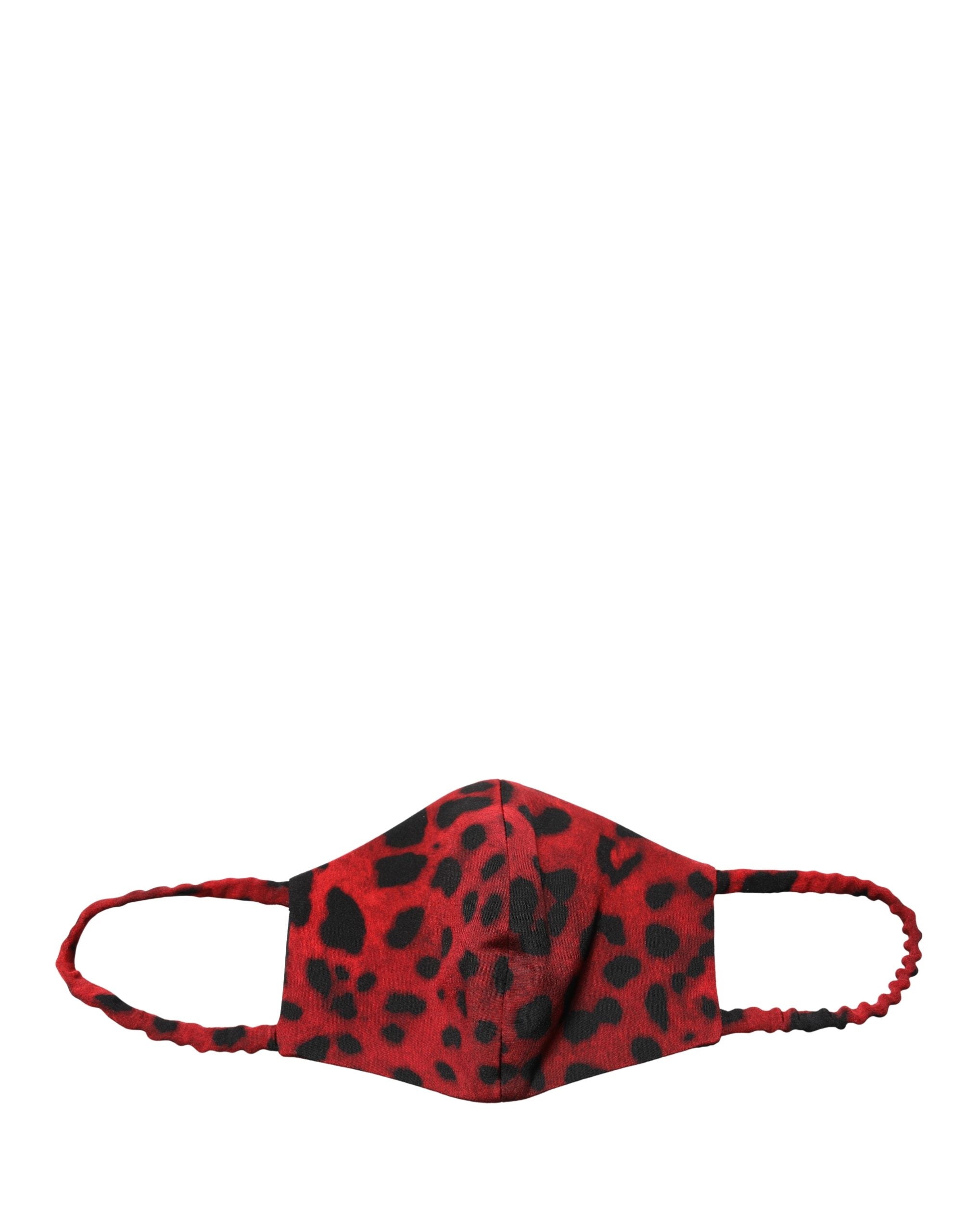 Red Leopard Print Sheath Long Sleeve Dress