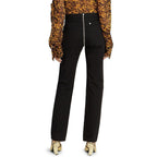 Black Cotton Skinny Jeans