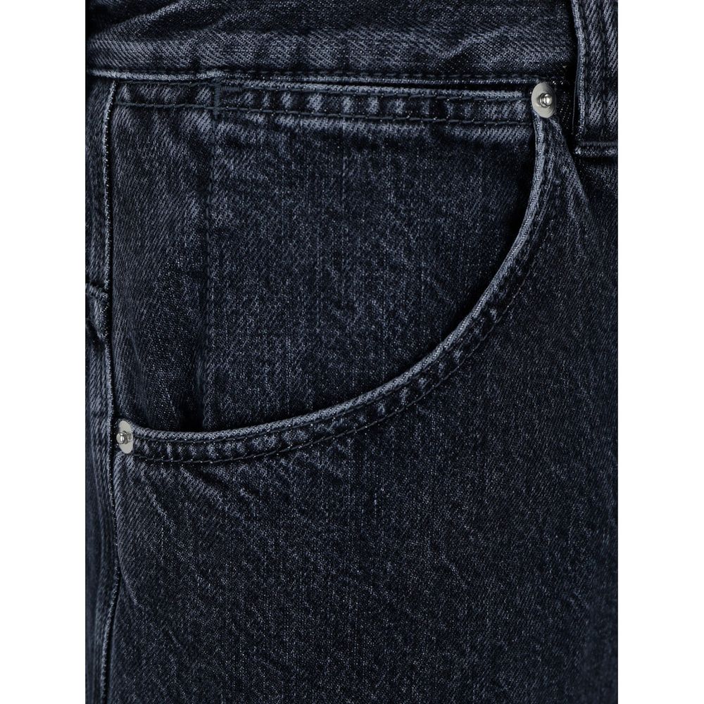 Black Cotton Jeans Denim