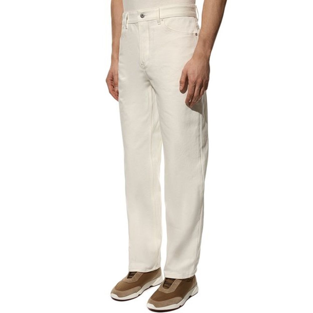 White Cotton Jeans Denim