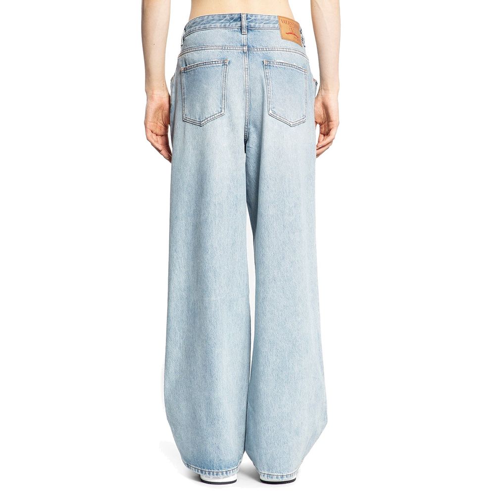 Blue Cotton Jeans Denim