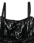 Black Sleeveless Romper Jumpsuit Dress