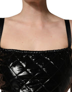 Black Sleeveless Romper Jumpsuit Dress