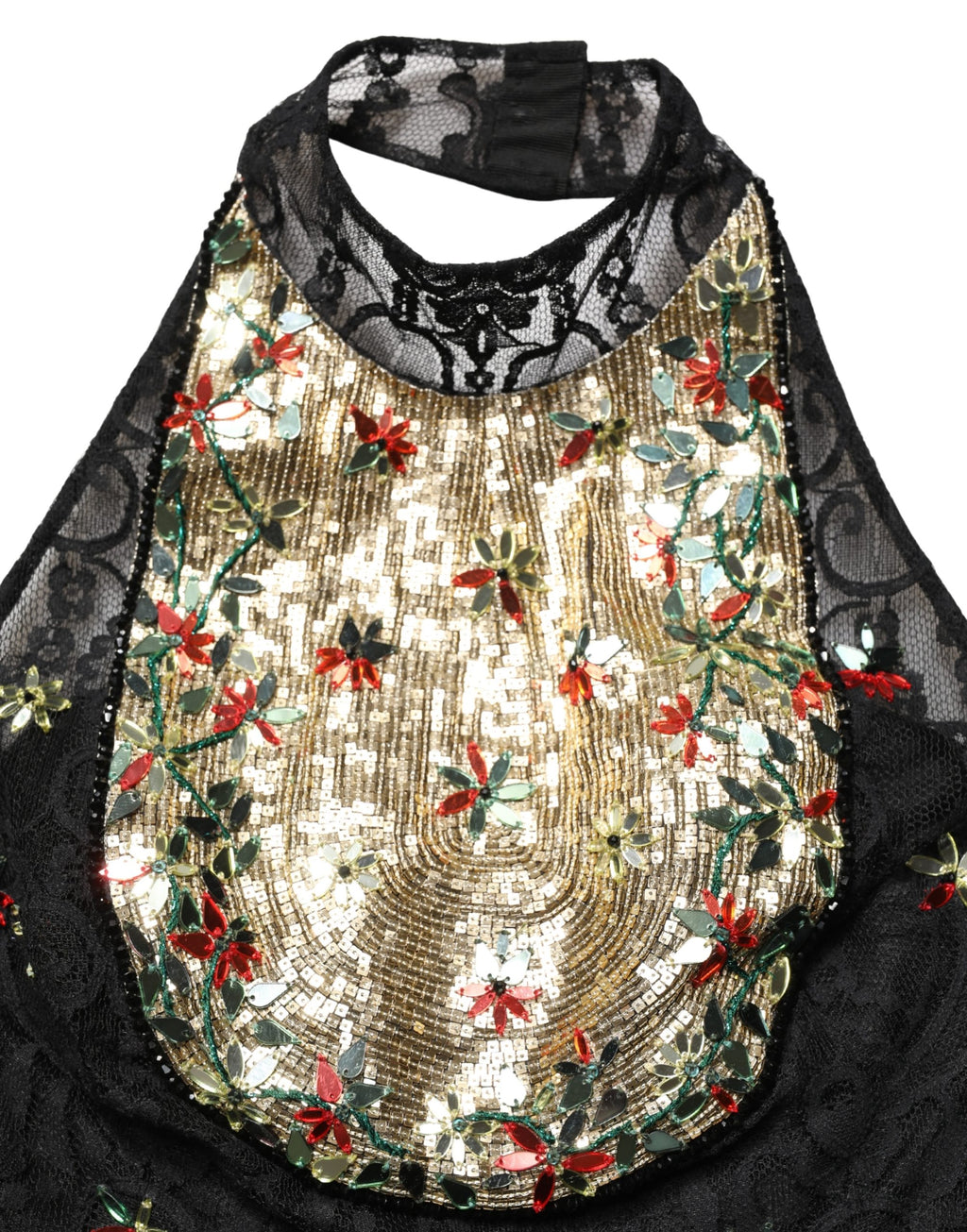 Black Sequin Embellished Sheath Mini Dress