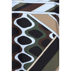 Bicolor Acetate Casual Dress