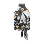 Bicolor Silk Pattern Shirt