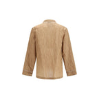 Beige Linen Robe